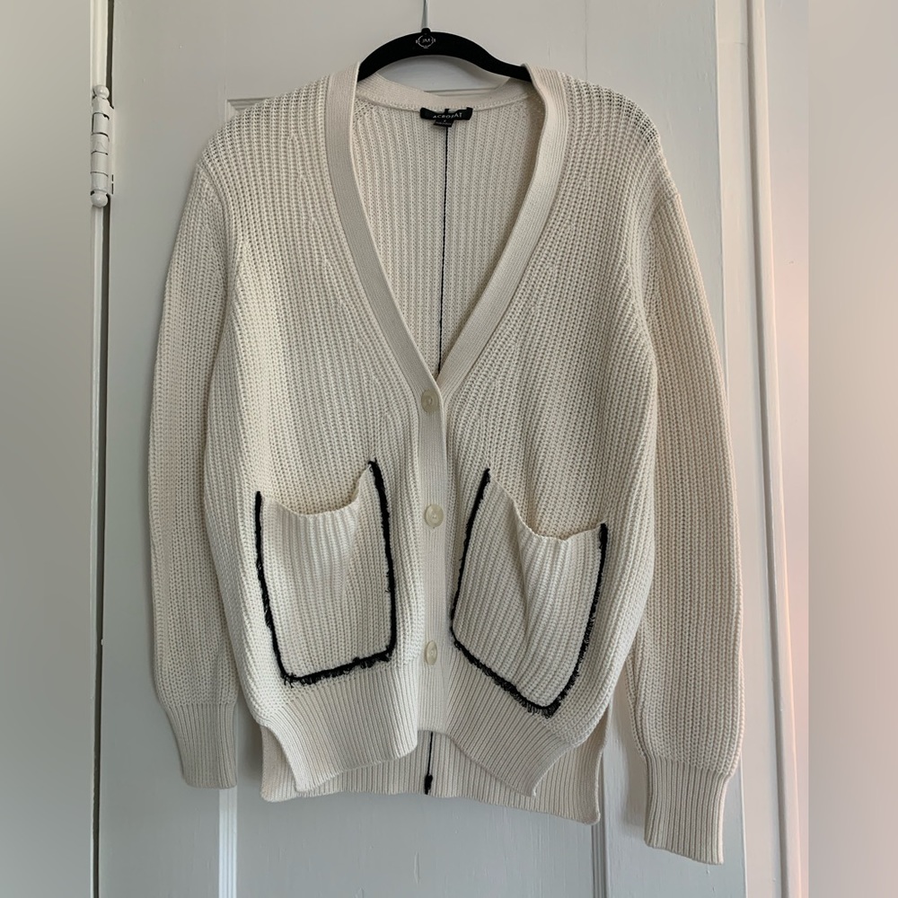 Brand new Acrobat cream sweater